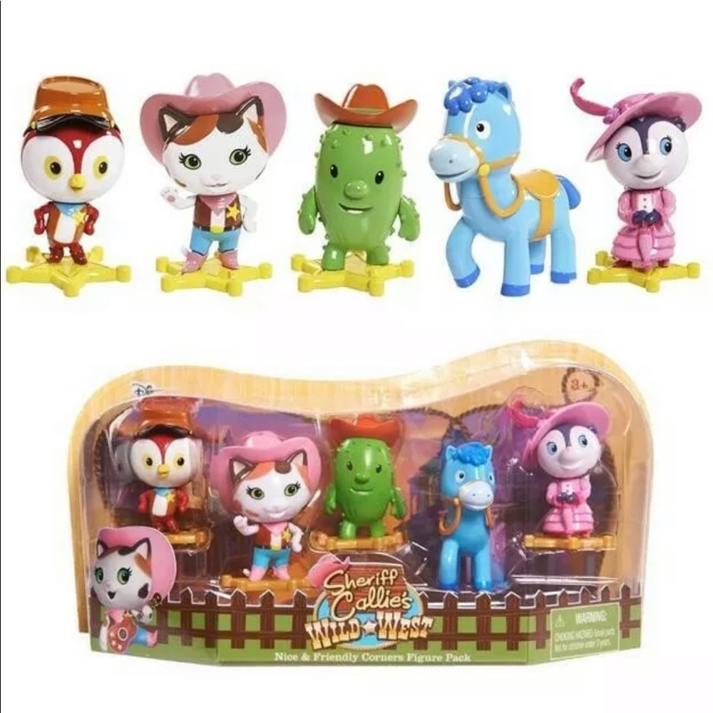Disney Je. Sheriff Callie’s Wild West 5 Pc Figures
